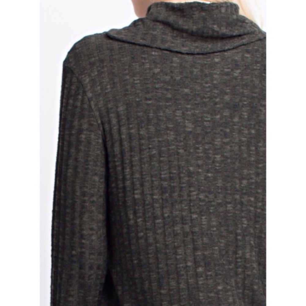 Asymmetrical Turtle Neck Sweater - Picture 6 of 6